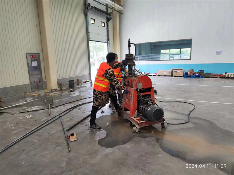 新丰厂房地面下沉塌陷注浆加固施工